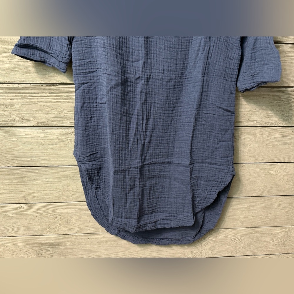 NWT Sundry Shirttail Dress in Navy Sz Small (1) - Picture 9 of 13